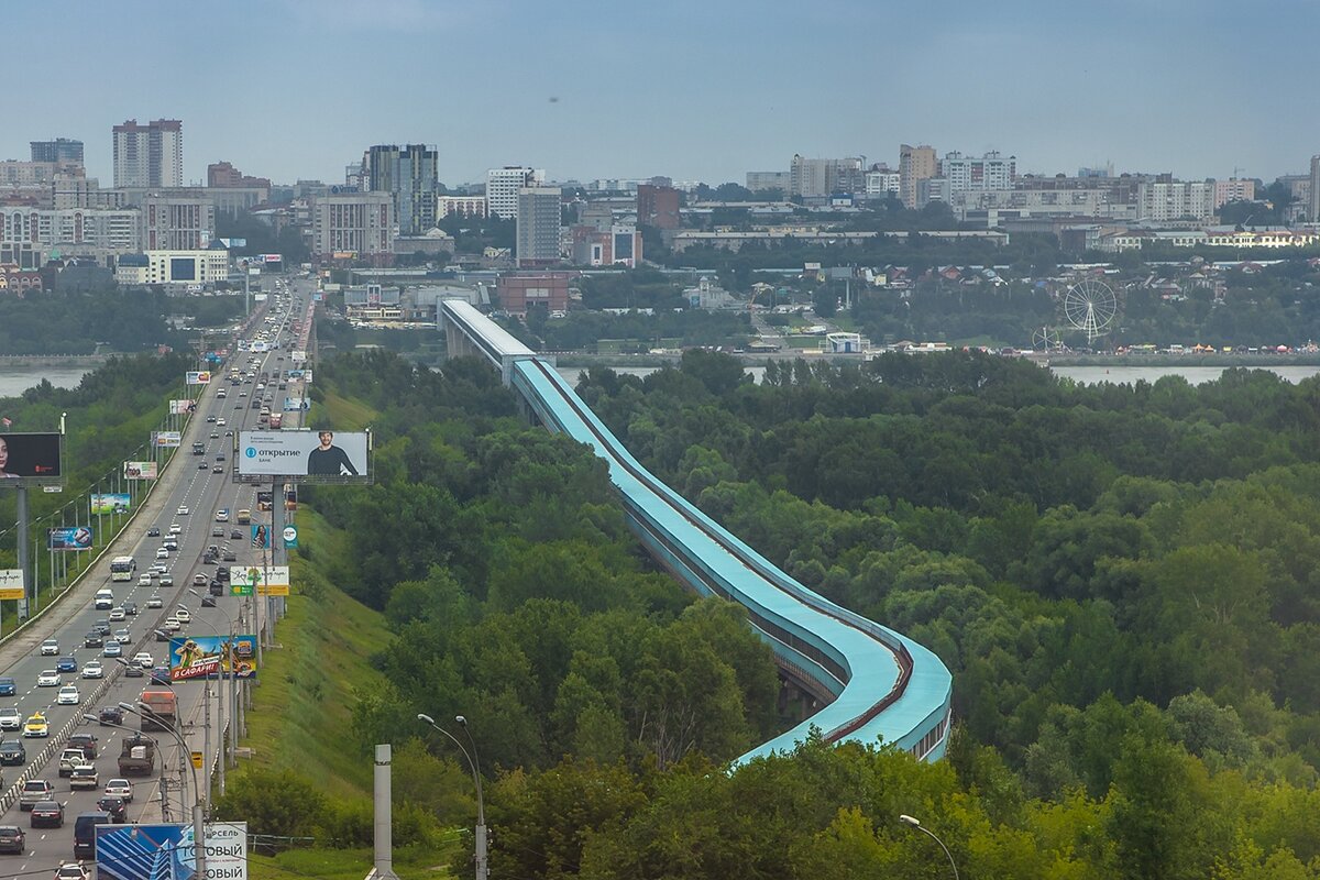 мост метро новосибирск