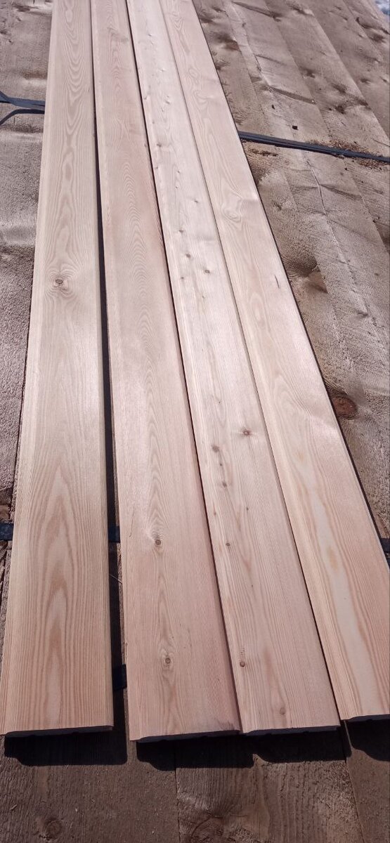 Вагонка штиль из лиственницы 14х85х3000/4000. Сибирская прима, г. Дедовск, Московская область