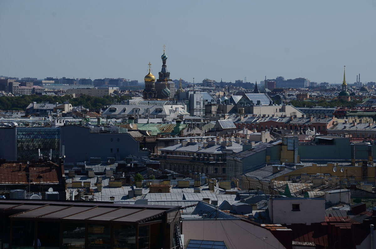 Декорации из крыш, куполов и шпилей. Фото из личного архива автора.