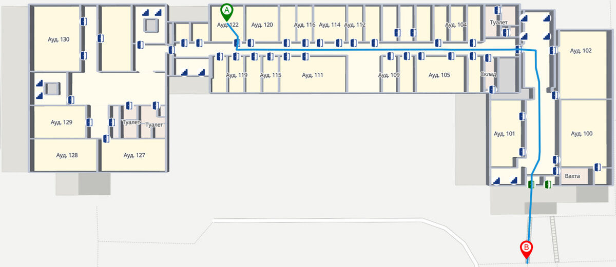 План этажа для Indoor-навигации