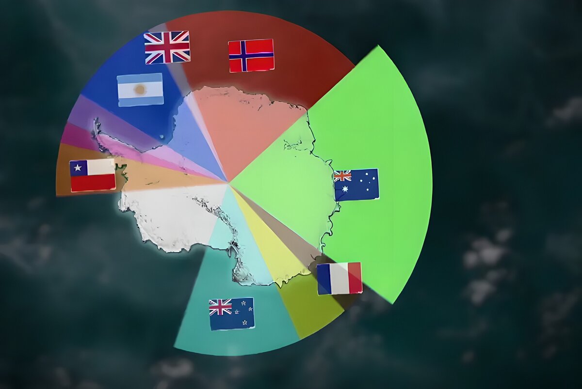 Территориальные претензии стран на Антарктиду