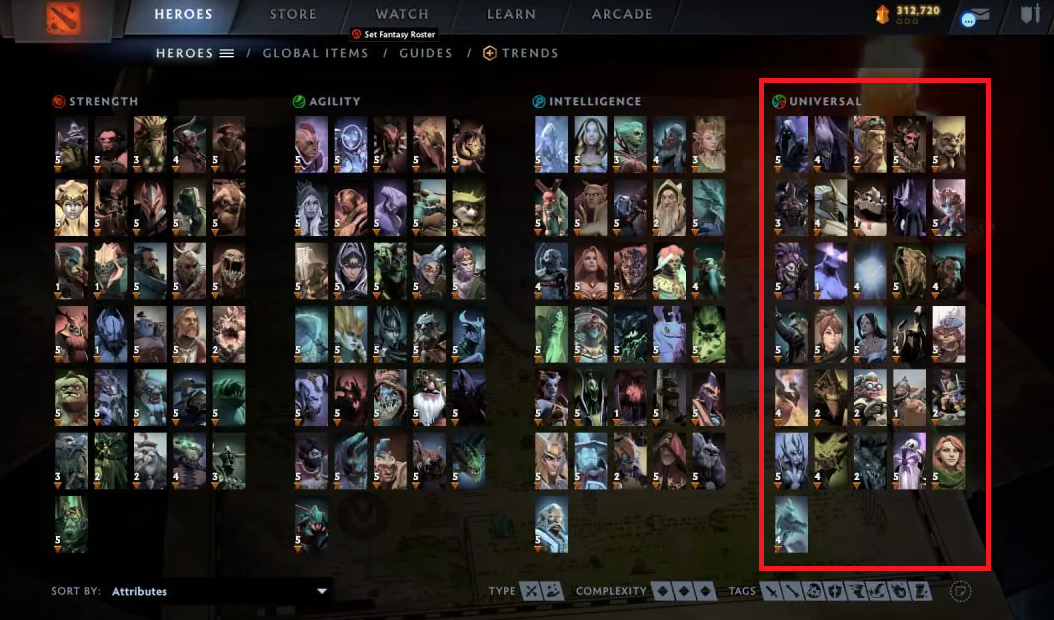     Универсальные герои в Dota 2