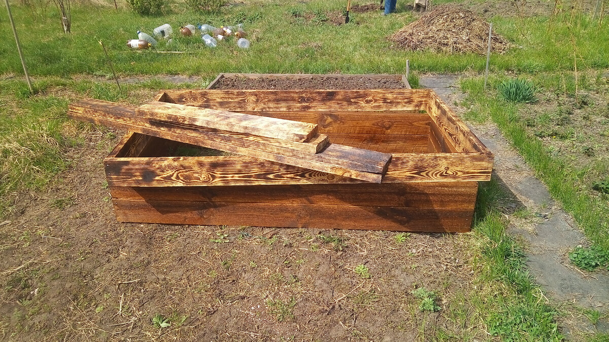 Изготовление высоких грядок.фото автора