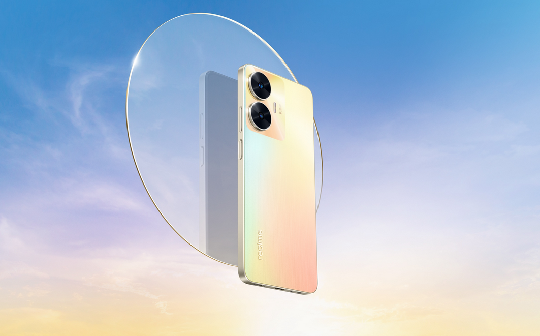 realme C55 в перламутровом цвете →