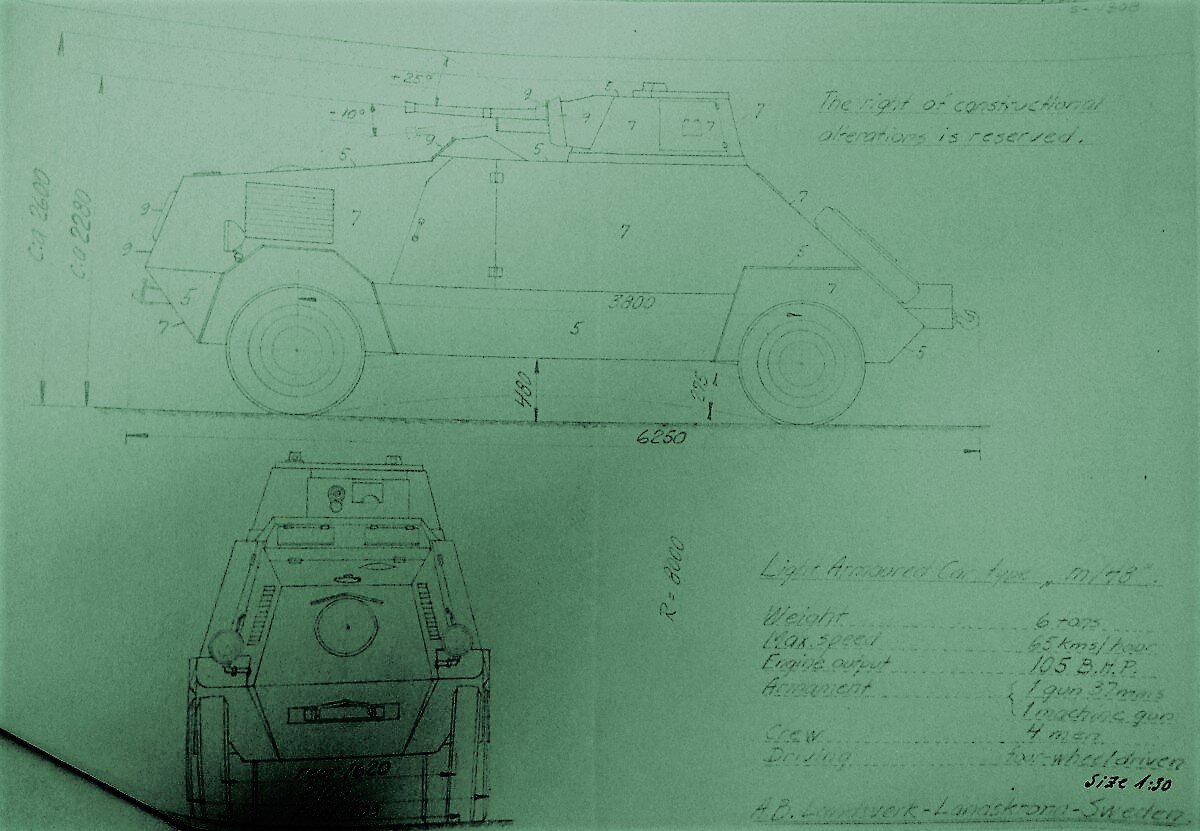 Танк Strv m/42 и другая бронетехника шведского производства.