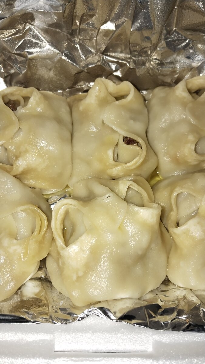 Манты с бараниной 