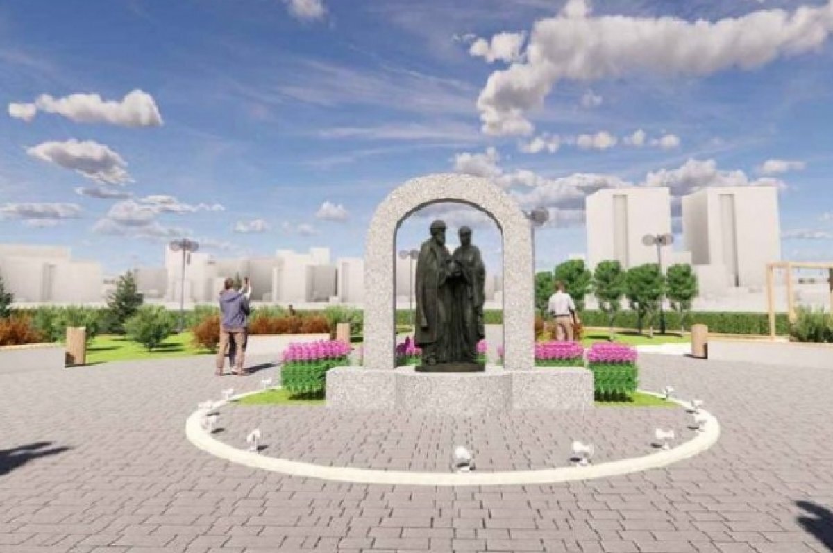    В Кунгуре построят «Сквер здоровья» и установят памятник Петру и Февронии