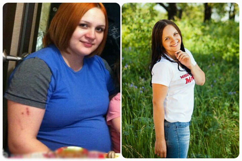 Светлана Бабенкова до и после. Фото: из личного архива