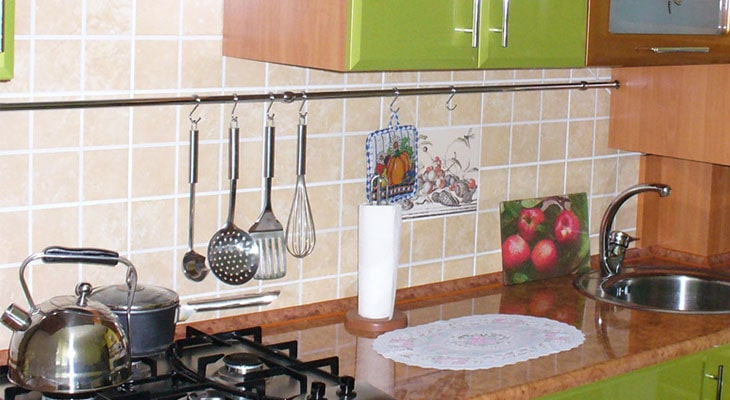 Пример горизонтальных рейлингов