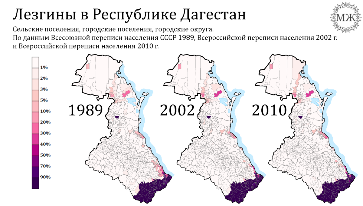 Этноизменения Республики Дагестан 1989-2002-2010, часть 1 | KapToMaHT | Дзен