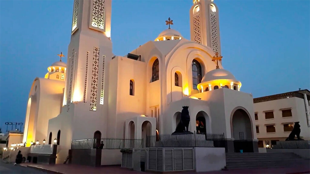 Коптский православный храм в Шарм Эль Шейхе
