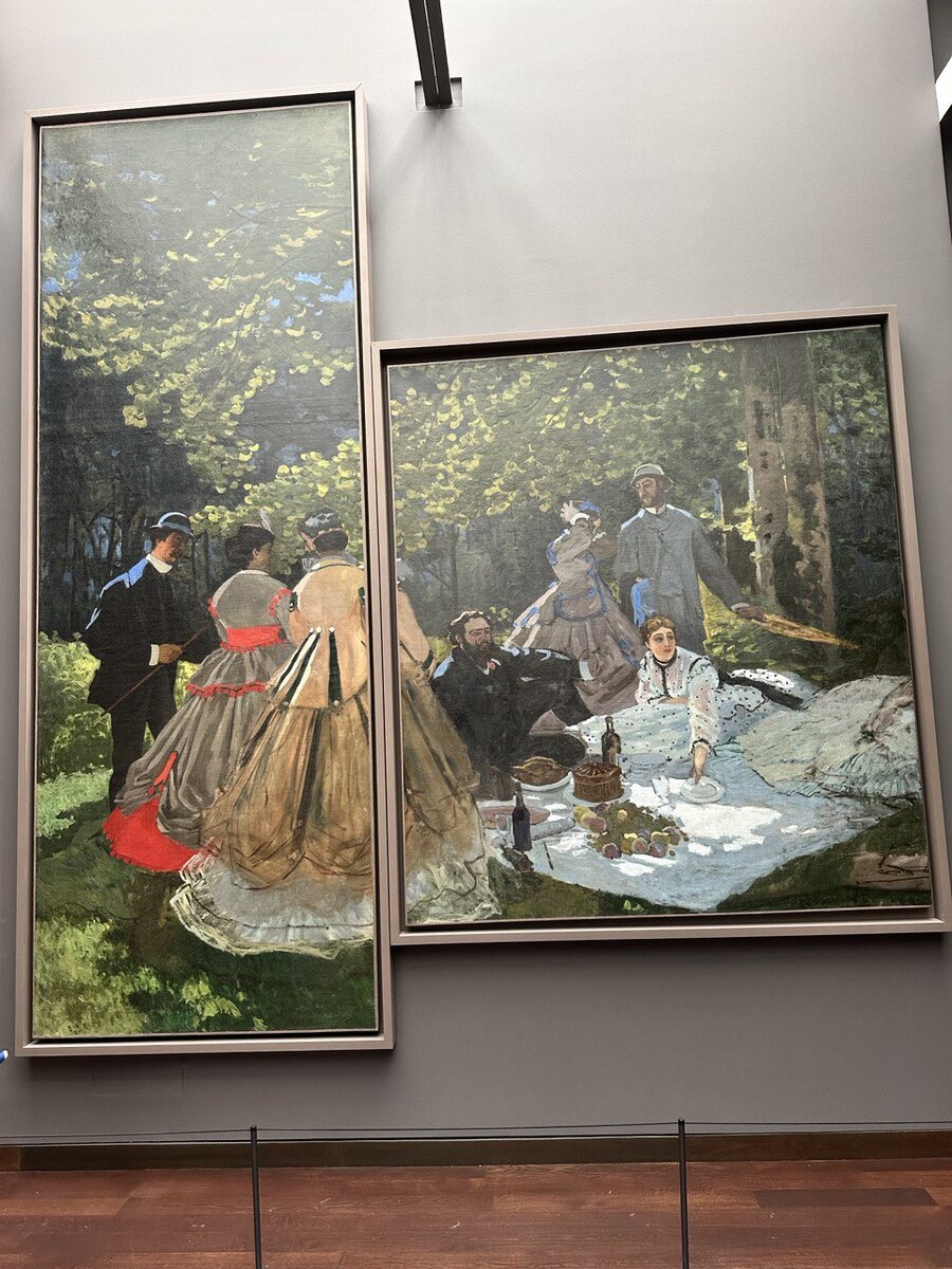 Клод Моне "Завтрак на траве" Фото автора