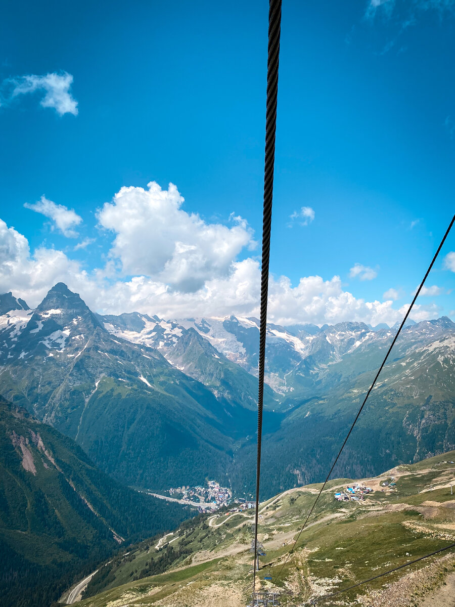 Канатная дорога в Домбае