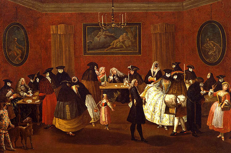 Увидеть залы казино Ридотто можно на картине итальянского художника Пьетро Лонги