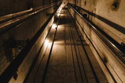    Шахта лифта в Подмосковье © Пресс-служба Губернатора и Правительства Московской области