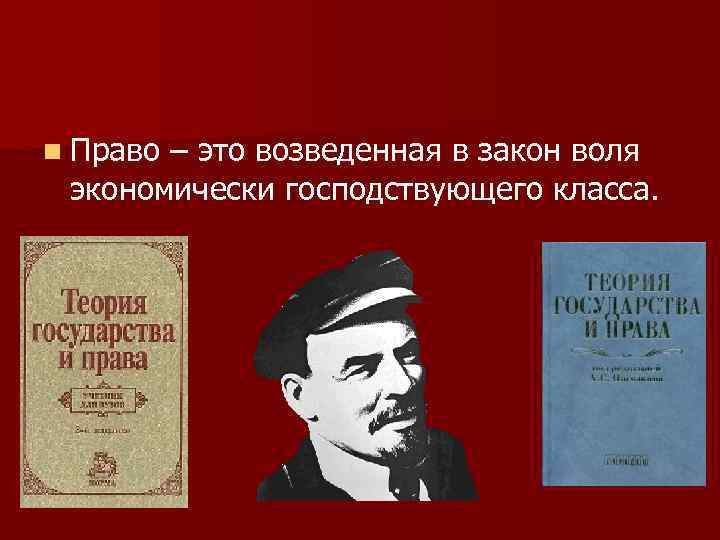 Право возведенная воля господствующего класса