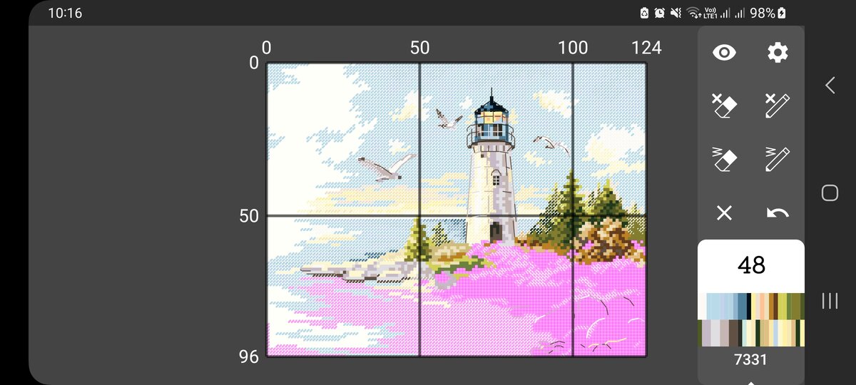 Скриншот из программы CS Paradise, схема к сюжету Алиса 3-26 "Маяк"