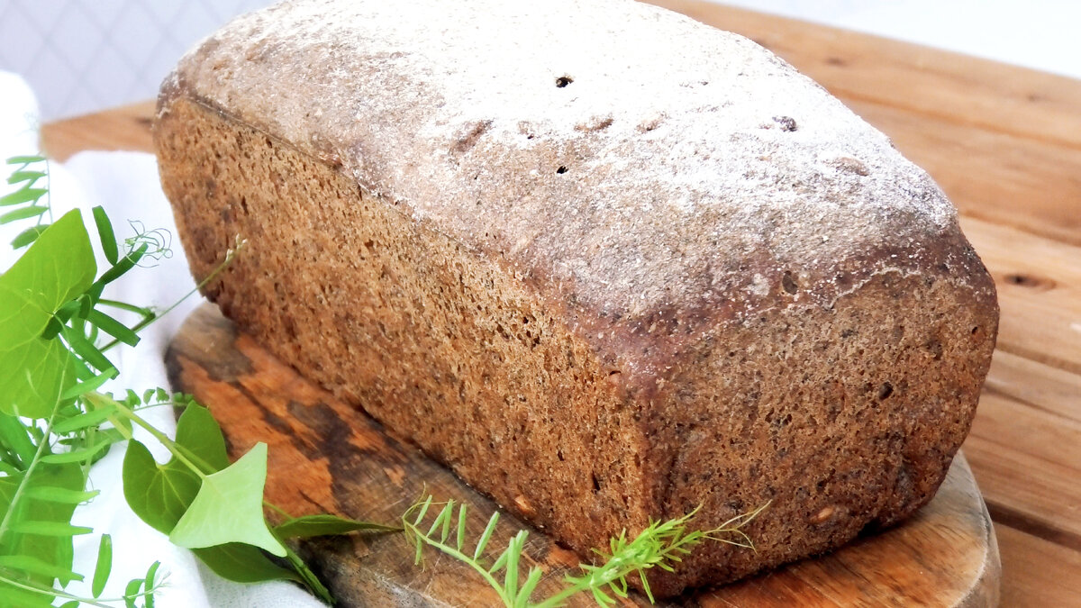 Пшенично- ржаной хлеб на ржаной закваске с семечками🌾🍞 | ПРОСТОРЕЦЕПТ |  Дзен