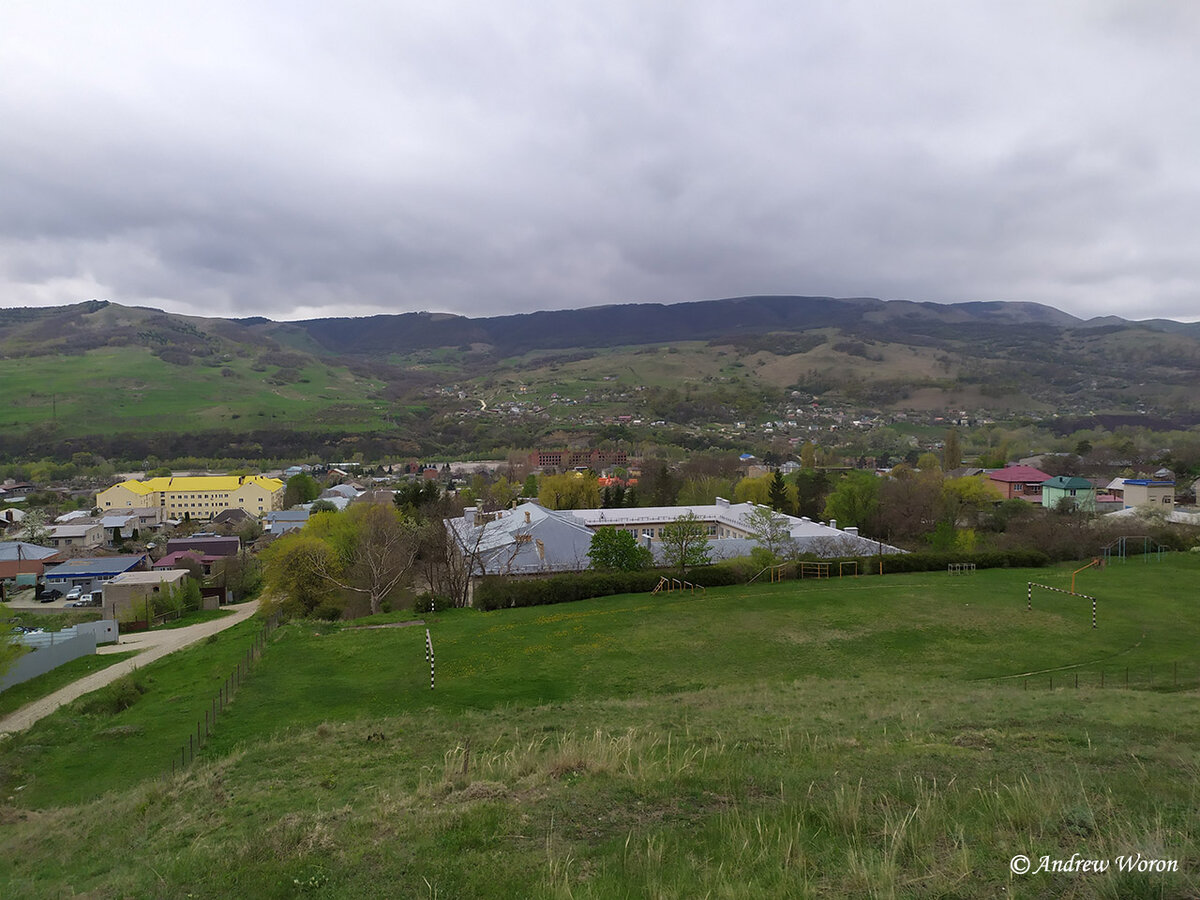 Вид на село Подкумок с холма