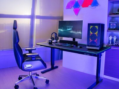    Toughdesk 350: умный геймерский стол с Wi-Fi за $1100