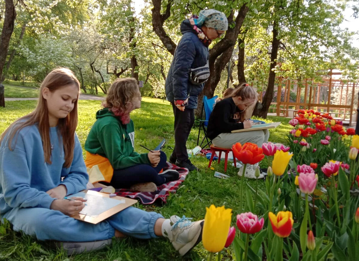 Ботанический пленэр KondrashinaSCHOOL (фото автора канала)