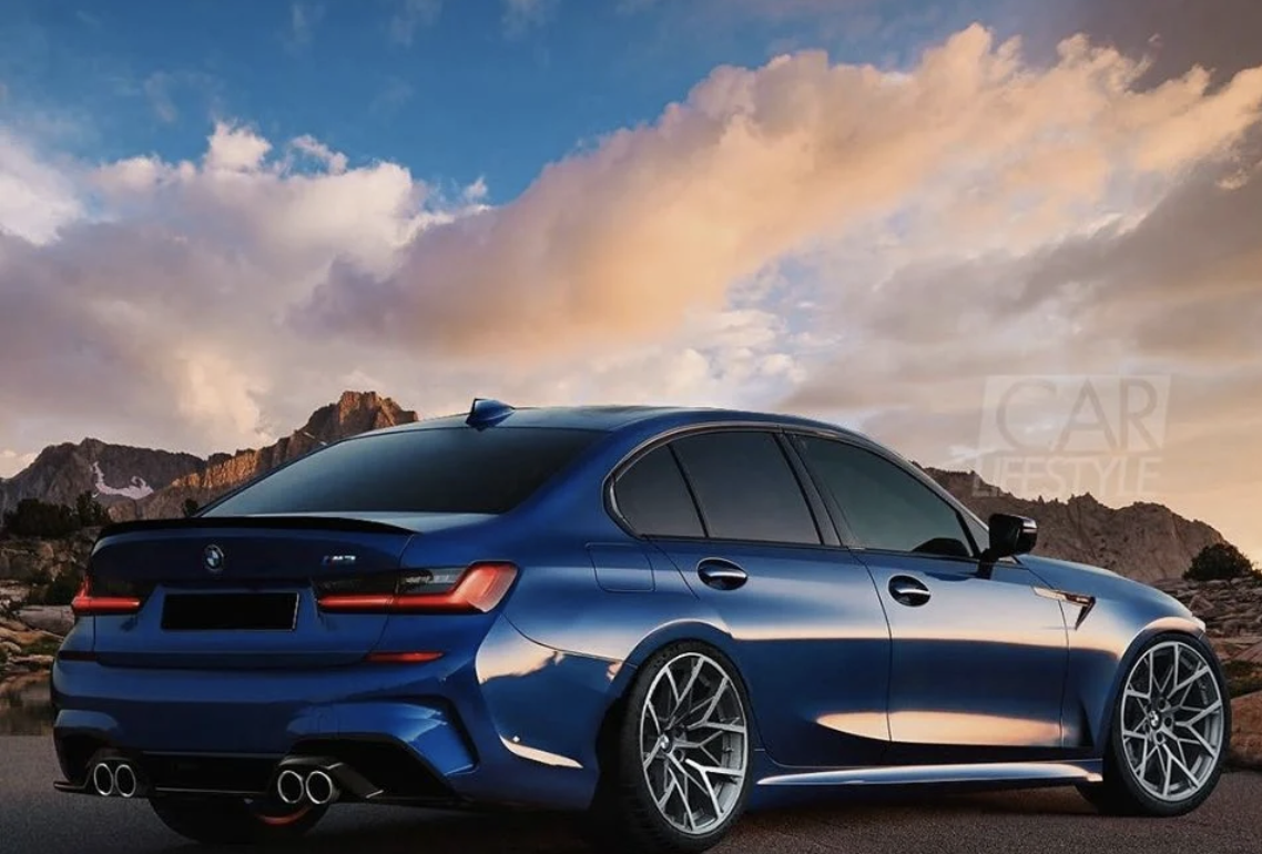 BMW 3m голубая 2020