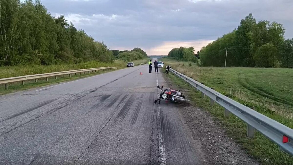 Нижегородская область разбился мотоциклист