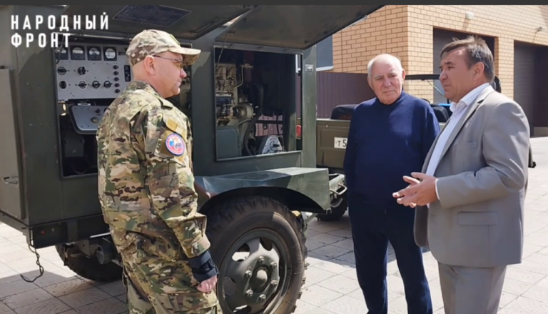    Из Оренбурга в зону СВО отправили дизельный генератор Марина Шарт