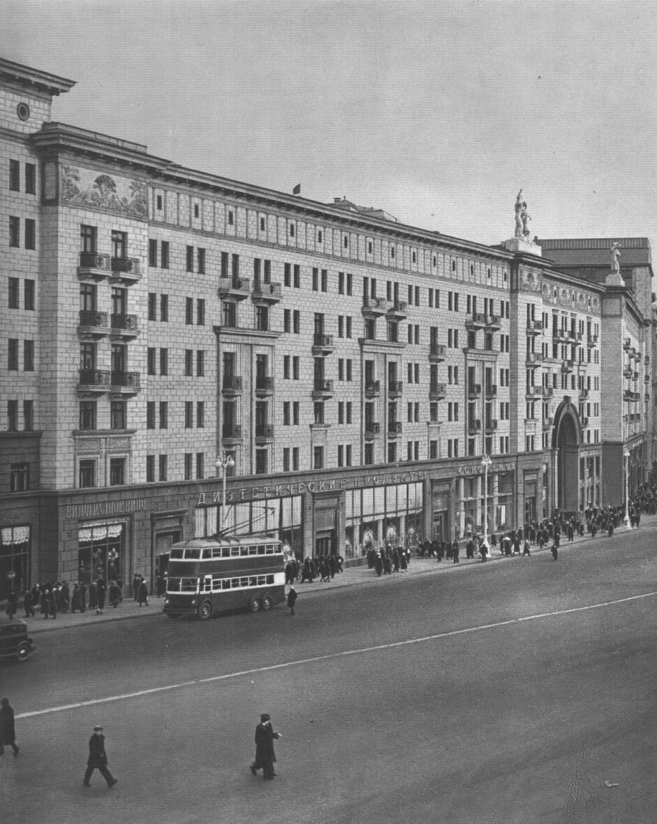 тверская улица в москве старые