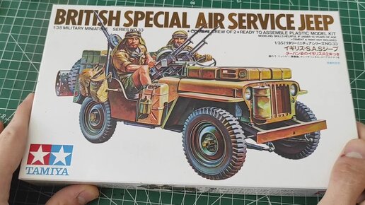 TAMIYA | Обзор на модель Jeep SAS (Speciap Air Service) в масштабе 1/35