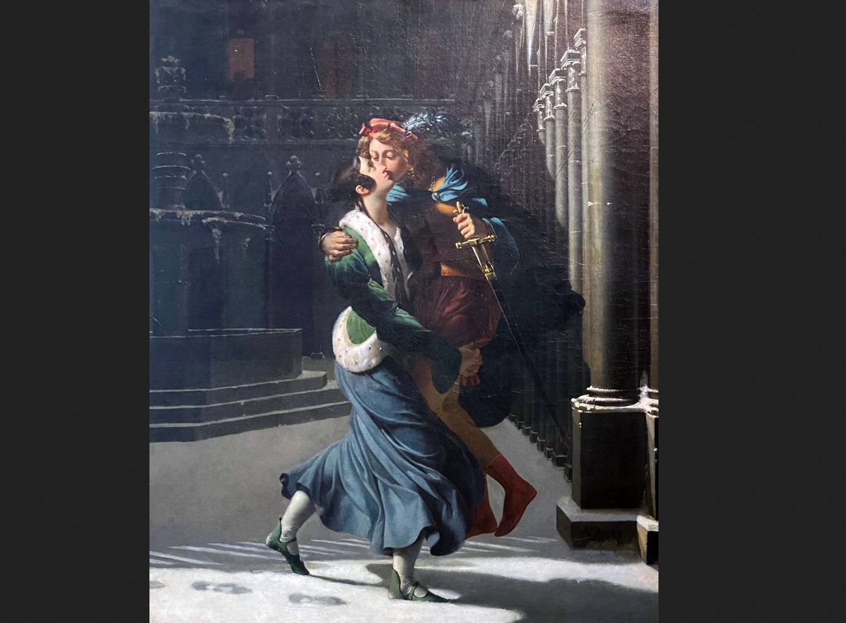 Пьер-Огюст Ваффлар. «Эгинхард и Эмма», 1804 г.