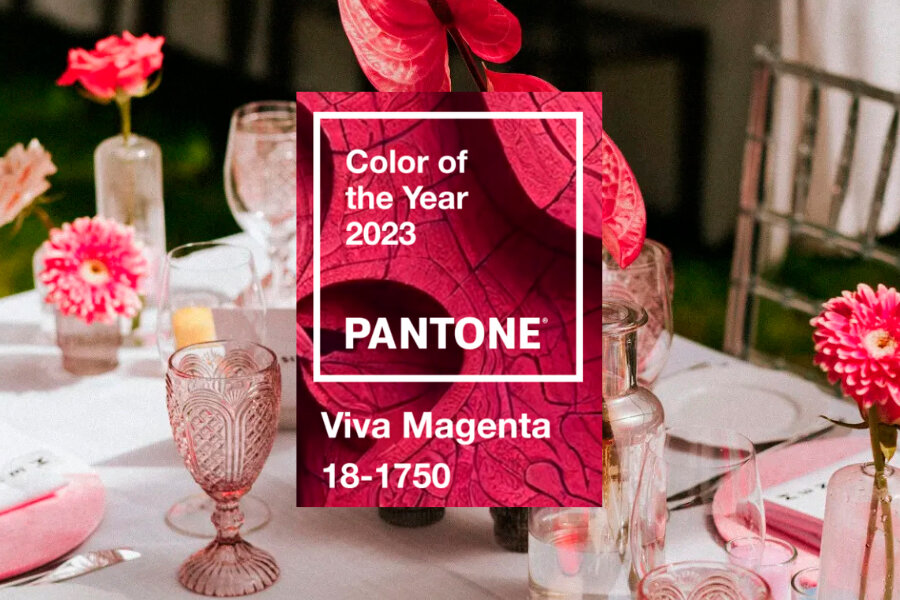 Трендовый цвет 2023 года:  Viva Magenta