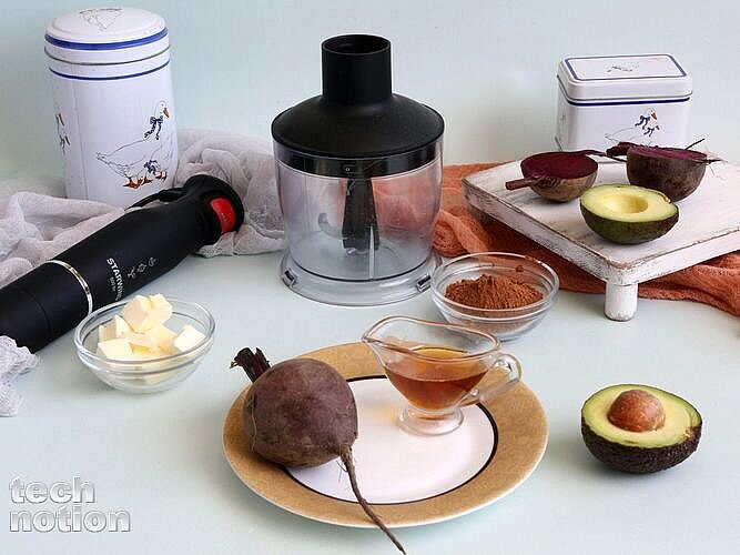 Ингредиенты для приготовления трюфелей из красного корнеплода / Изображение: дзен-канал technotion