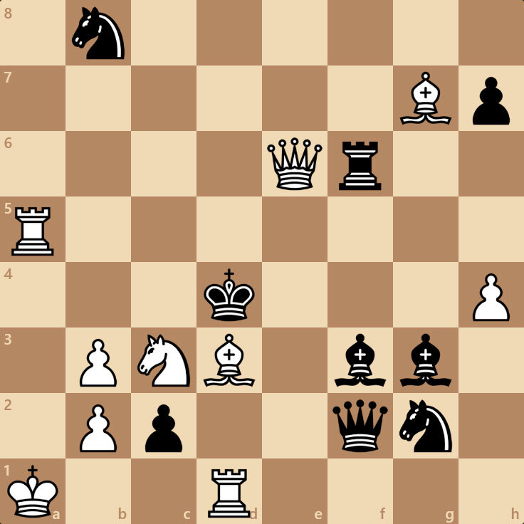 Мат в 1 ход. Белые ставят мат.