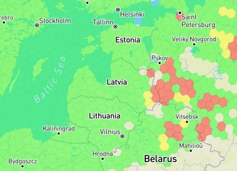 Карта приграничных территорий россии и украины