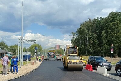    Реконструкция Мякининского шоссе © Пресс-служба Министерства транспорта и дорожной инфраструктуры Московской области
