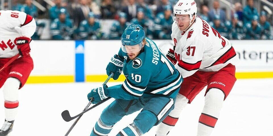 Свечников неплохо проявил себя, выступая за «Сан-Хосе»: был всегда активен на льду, много вступал в борьбу, пластался, приносил достаточно пользы команде. Фото: nhl.com