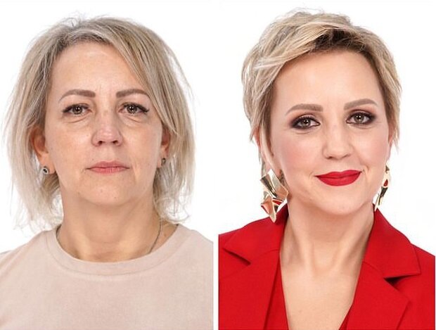 Светлана до и после преображения на шоу Александра Рогова