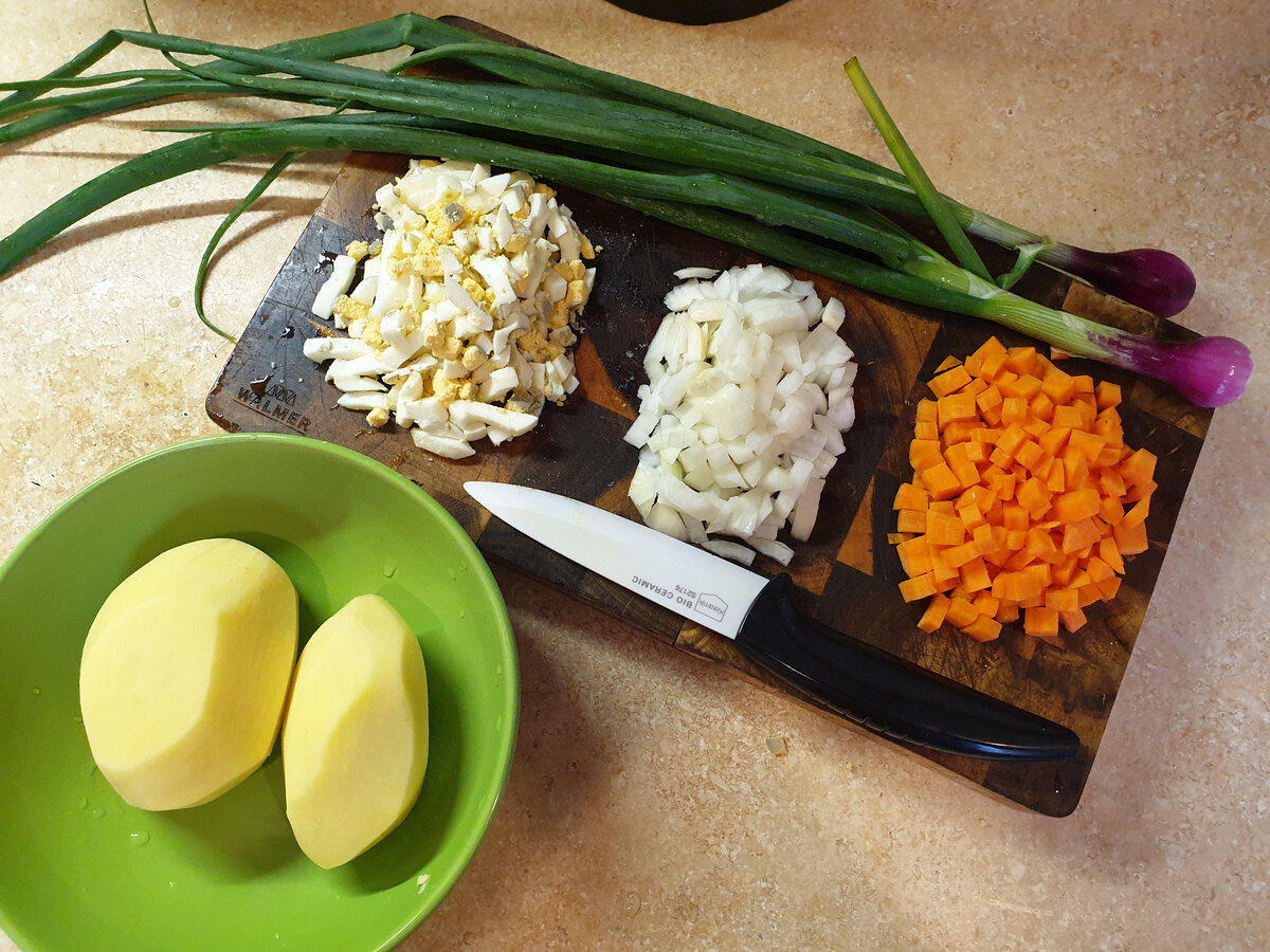 Овощи для бабушкиного дачного супа