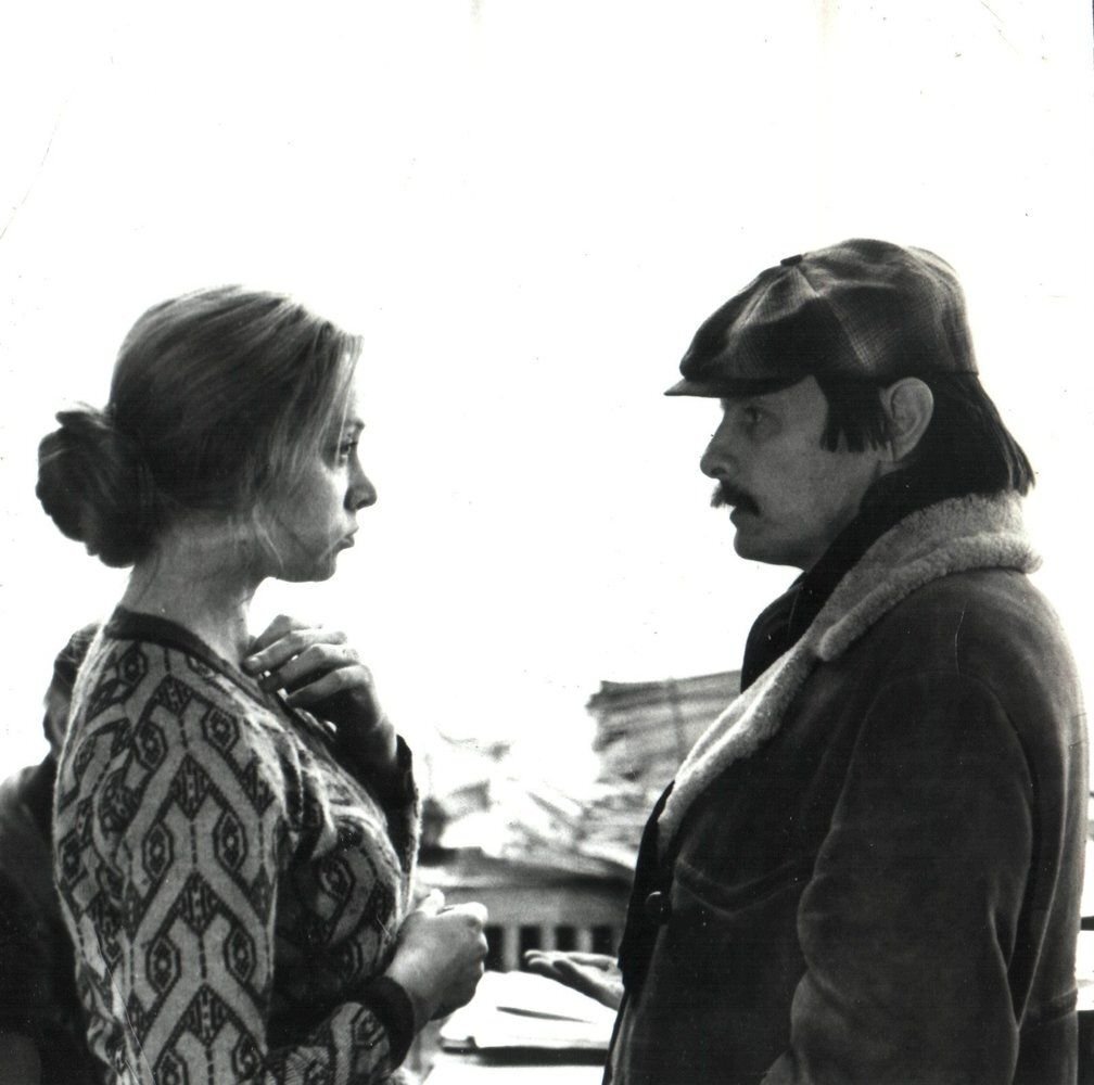      А. Тарковский и М. Терехова во время съемок картины "Зеркало"