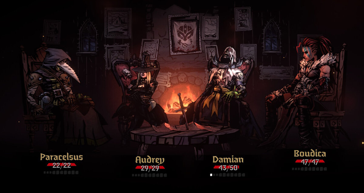 Darkest dungeon кровавый двор карта