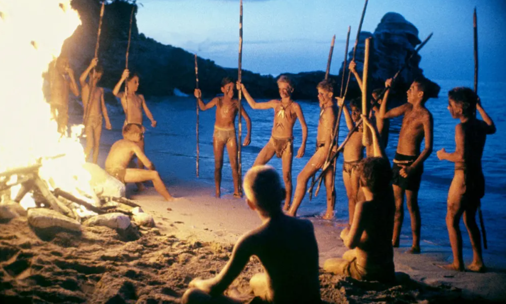 Кадр из фильма "Повелитель мух", 1990 г