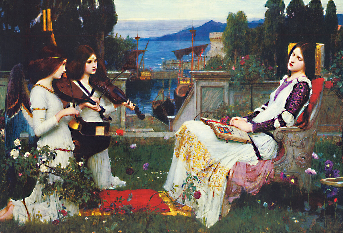 Святая Цецилия. Джон Уильям Уотерхаус. 1895 г. 