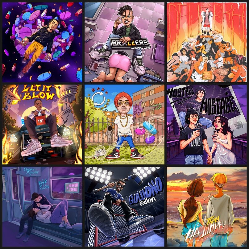 рисованные обложки sspiceboy.arts