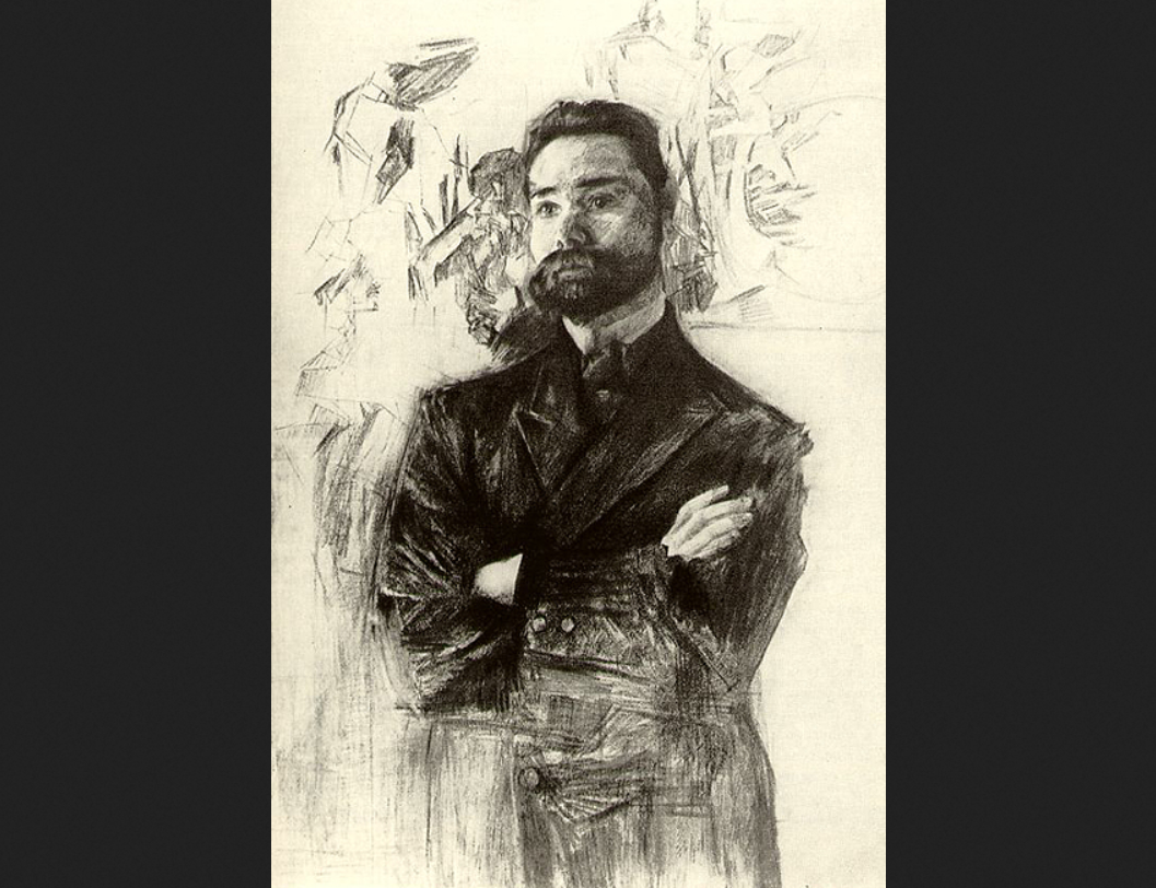 Михаил Врубель. "Портрет Валерия Брюсова"