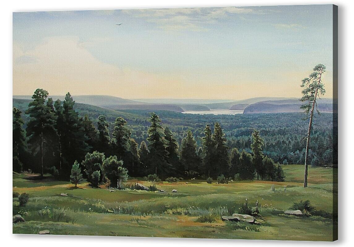 И. И. Шишкин - "Лесные дали", 1884 г.