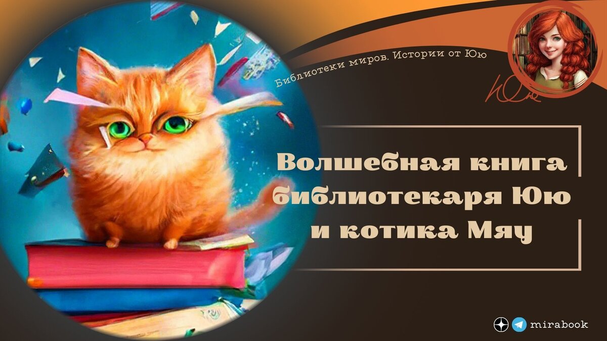 ИСТОРИЯ 1. Волшебная книга библиотекаря Юю и котика Мяу
