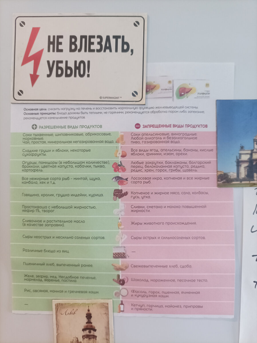 Что можно, что нельзя - строгий вариант "идеальная таблица диеты №5"👉