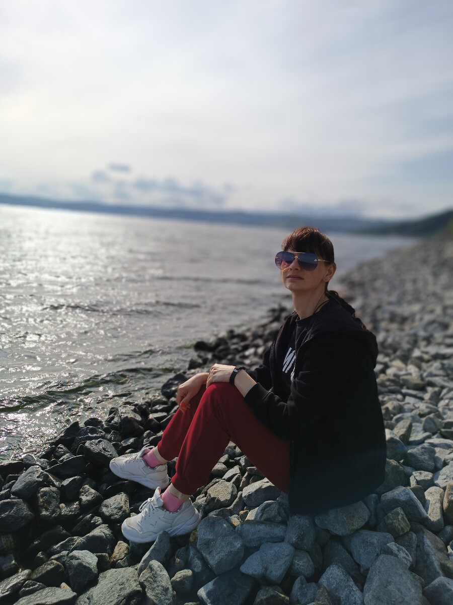 На берегу Байкала.