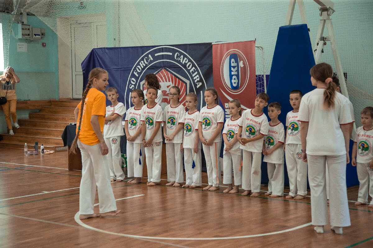 Фото секции капоэйра. Аттестация(получение поясов) со Форса, Самара, май 2023.